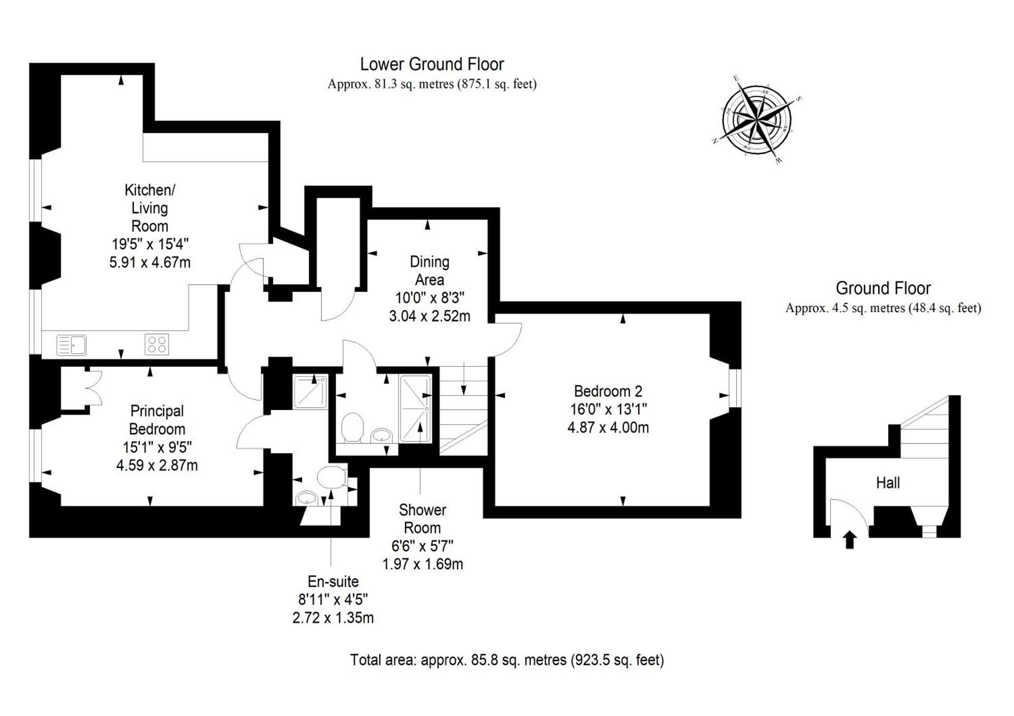 Appartement Spectacular 2 Bed, 2 Bath In Centre